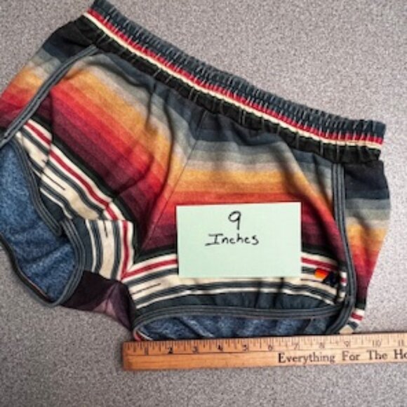 Aviator Nation Serape Jogger Shorts Size L Large - Picture 4 of 5